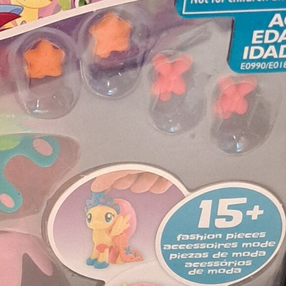 my little pony fim g4 nib fluttershy land & sea snap on fashion - Picture 3 of 6